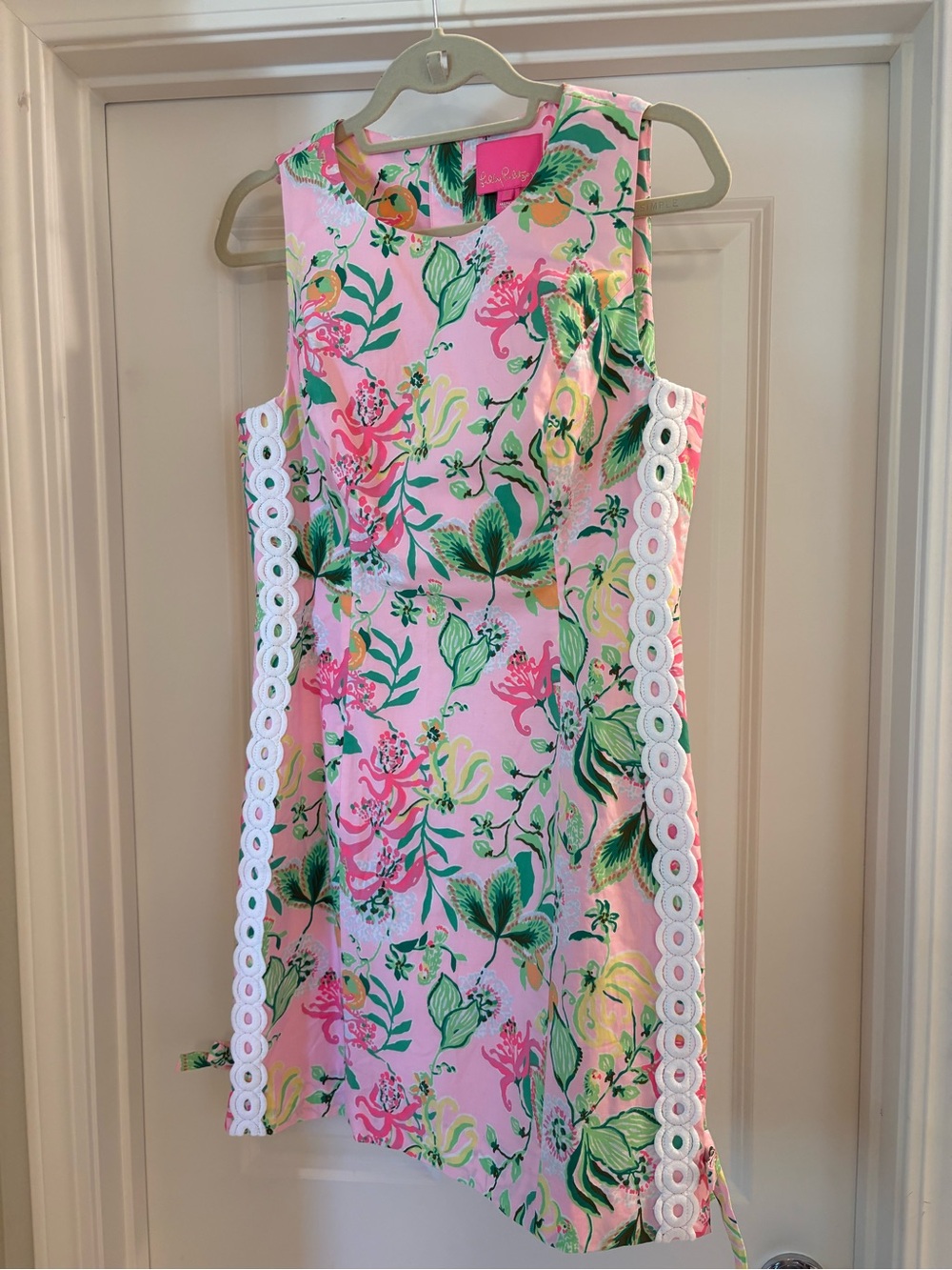 EUC Lilly Pulitzer Mila Stretch  Shift Dress in Multi Via Amore Spritzer, 6